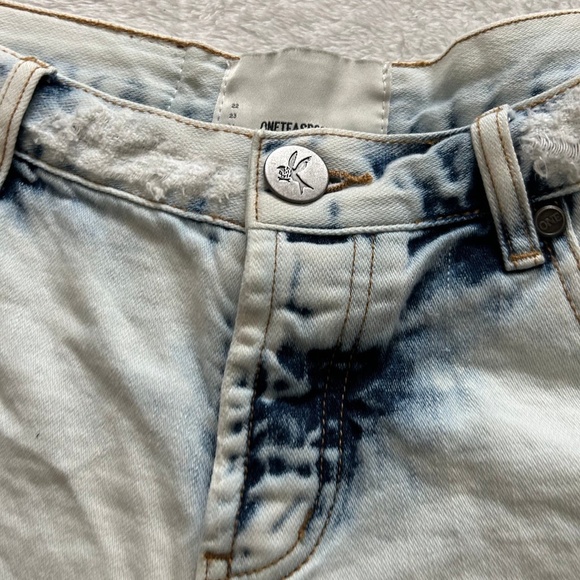 One Teaspoon BONITA LOW WAIST DENIM SHORT - Picture 8 of 11